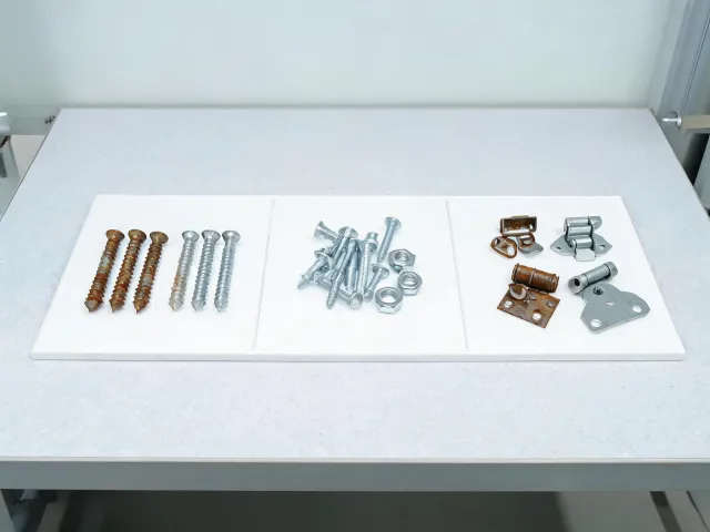 Fastener corrosion comparison